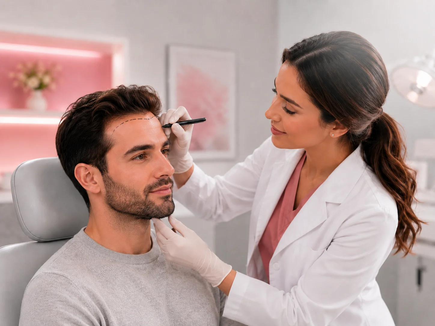 Hair transplant services at Reina Clinica Istanbul
